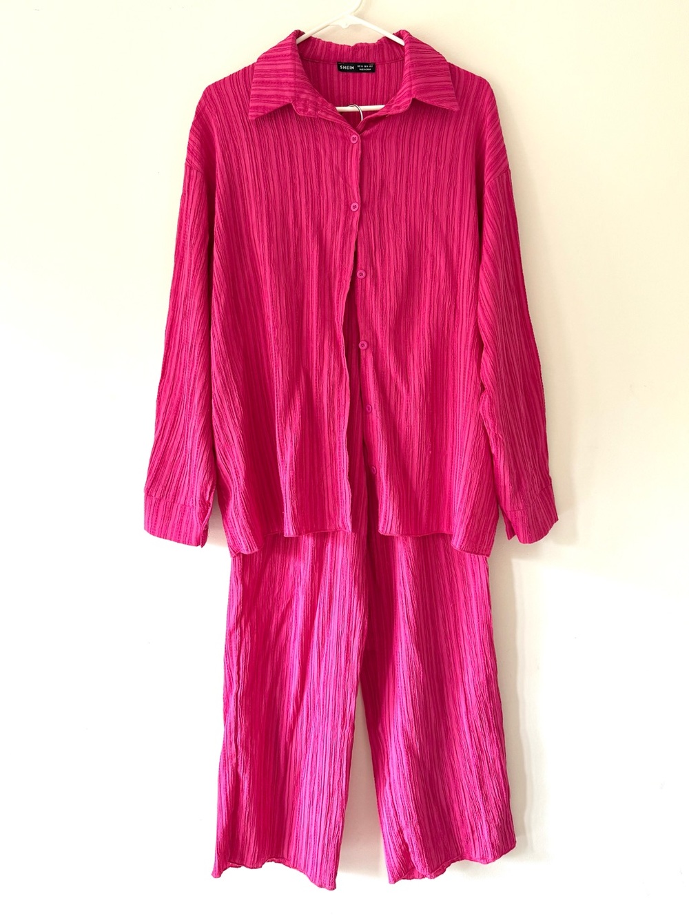 Shein Pink Pant & Shirt Set